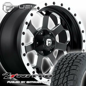 FUEL D565 Savage サーフ プラド タコマ ハマーH3 FJクルーザー 20インチタイヤホイールSET NITTO TERRA GRAPPLER 265/50R20 275/55R20