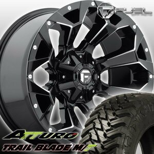 FUEL D576 Assault JEEP JKラングラー TJラングラー 20インチマッドタイヤホイールセット ATTURO TRAIL BLADE MT 285/50R20 33x12.50R20