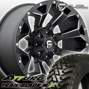 FUEL D546 Assault ハマー H2 H1 HUMMER 新品 20インチマッドタイヤホイールセット ATTURO TRAIL BLADE MT 35x12.50R20 37x13.50R20