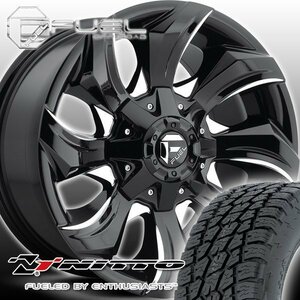 FUEL D571 Stryker エスカレード タホ サバーバン アバランチ 20インチタイヤホイールセット NITTO TERRA GRAPPLER 265/50R20 275/55R20