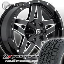 FUEL D554 F/B サーフ プラド タコマ ハマーH3 FJクルーザー 20インチタイヤホイールセット NITTO TERRA GRAPPLER 265/50R20 275/55R20_画像1