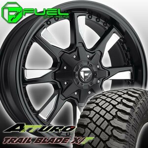 FUEL D603 Hydro タンドラ セコイア ランクル100 20インチタイヤホイールセット ATTURO TRAIL BLADE XT 275/55R20 285/55R20 305/55R20 X/T