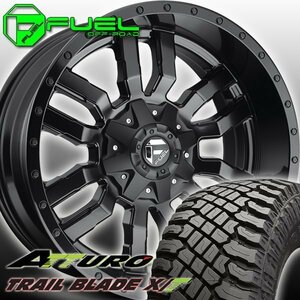 FUEL D596 Sledge ランクル200 100 ダッジ ラム 20インチタイヤホイールセット ATTURO TRAIL BLADE XT 275/55R20 285/55R20 305/55R20 X/T