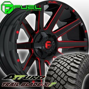 FUEL D643 CONTRA ランクル200 ダッジ ラム 20インチタイヤホイールセット ATTURO TRAIL BLADE XT 275/55R20 285/55R20 305/55R20 X/T