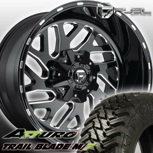 FUEL D581 Triton JEEP JKラングラー TJラングラー 20インチマッドタイヤホイールセット ATTURO TRAIL BLADE MT 285/50R20 33x12.50R20