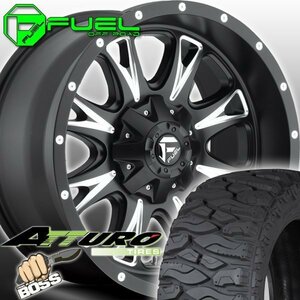 FUEL D513 Throttle ハマー H2 H1 HUMMER 新品 20インチマッドタイヤホイールセット ATTURO TRAIL BLADE BOSS LT325/60R20 35x13.0R20