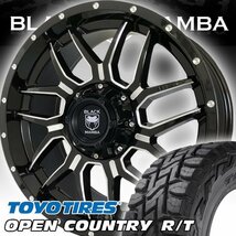 新品 Black Mamba TJ JK JLラングラー 20インチタイヤホイールセット TOYO OPEN COUNTRY RT 265/50R20 275/55R20 ホワイトレター BM7 LT_画像2