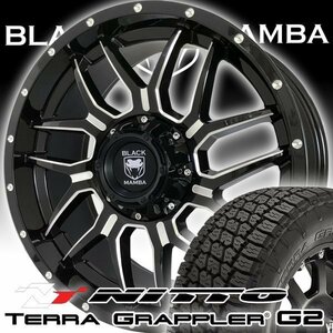 車検対応 グランドチェロキー リミテッド サミット Black Mamba BM7 20インチタイヤホイール NITTO TERRA GRAPPLER G2 275/55R20 285/50R20