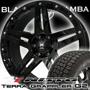 新作 エスカレード タホ サバーバン Black Mamba BM517 22インチマッドタイヤホイール 国産 NITTO TERRA GRAPPLER G2 285/45R22