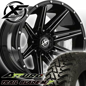 20x10J エクスペディション XF OFFROAD XF220 20インチマッドタイヤホイール ATTURO TRAIL BLADE MT 285/50R20 33x12.50R20 35インチ