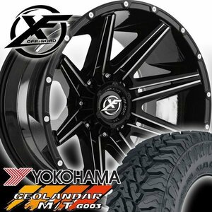 20x10J エスカレード タホ XF OFFROAD XF220 20インチマッドタイヤホイール YOKOHAMA GEOLANDAR MT G003 275/55R20 295/55R20 33インチ