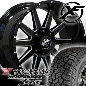 20x10J セコイア タンドラ XF OFFROAD XF219 20インチマッドタイヤホイールセット YOKOHAMA GEOLANDAR X-AT 285/55R20 33x12.50R20