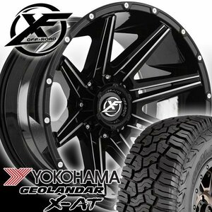 20x10J タンドラ ランクル200 XF OFFROAD XF220 20インチマッドタイヤホイールセット YOKOHAMA GEOLANDAR X-AT 285/55R20 33x12.50R20