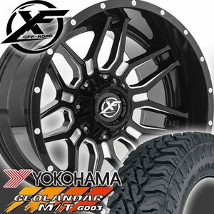 20x12J FORD F150 RAPTOR XF OFFROAD XF222 20インチマッドタイヤホイール YOKOHAMA GEOLANDAR MT G003 275/55R20 295/55R20 33インチ