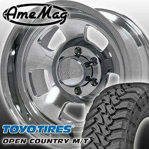 AMEMAG AG05 17x10J タホ シルバラード K5 17インチマッドタイヤホイールセット TOYO OPEN COUNTRY MT 265/70R17 35x12.50R17 37