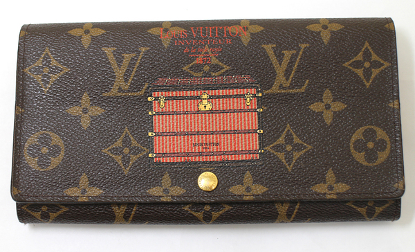 【LOUIS VUITTON】ルイヴィトン モノグラム ポルトフォイユ サラ トランク M60415　長財布 モノグラム