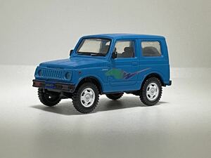 スズキ ジムニー ミニカー 1/64 SUZUKI JIMNY ブルー