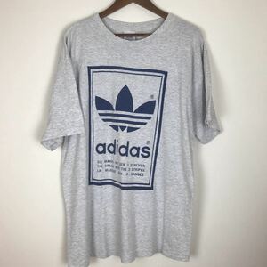 《送料込み》USA製 80s-90s vintage adidas 両面プリントT-sh ビンテージ ヴィンテージ 80年代 90年代 アディダス made in usaアメカジ古着