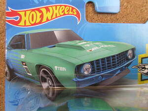 Hot Wheels '69 COPO Camaro HW Speed Graphics 6/10 ショートカード '69コポ カマロ フィル リールマン ファルケン Falken