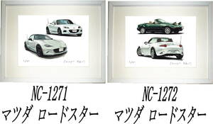 NC-1271 Mazda Roadster *NC-1272 Roadster limitation version .300 part autograph autograph have frame settled * author flat right .. hope number . please choose.