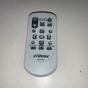 【ｂK-2-189】Victor/ビクター/HDD/Everio/ビデオカメラ/デジカメ/GZ-MG255-W用リモコン/RM-V750