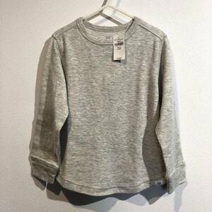 baby GAP ワッフル クルーネックカットソー ヘザーグレー 110 cm 5 years toddler / サーマル ハニカム