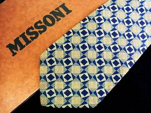 ○E2242N●USED並●ミッソーニ【色の魔術師☆ＭＩＳＳＯＮＩ】ネクタイ