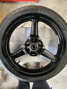 XJR1300 フロントホイール中古 キャブ後期 FI 17×3.50 RP03J後期 RP17J FZS1000 ヤマハ YZF