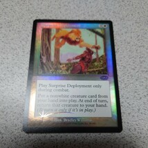 MTG PLS 奇襲の配備 英語foil 一枚 即決_画像1