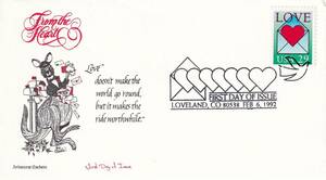 [FDC] Rav stamp (1992 year )( America ) t3444