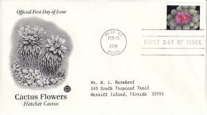 【ＦＤＣ】サボテンの花（１）（２０１９年）（アメリカ）実逓　t3440