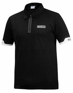 SPARCO（スパルコ） ポロシャツ POLO ZIP ブラック XSサイズ