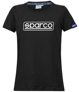 SPARCO（スパルコ） Tシャツ LADY FRAME ブラック 女性用 Mサイズ