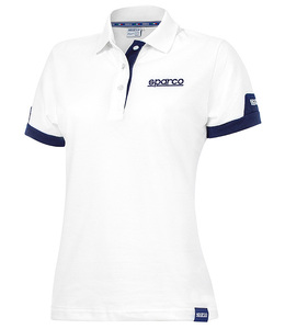 SPARCO（スパルコ） ポロシャツ POLO LADY CORPORATE ホワイト Sサイズ 女性用