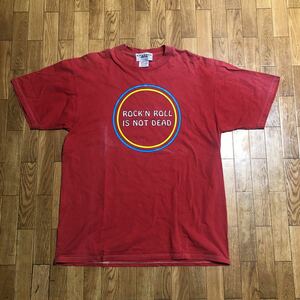 90s USA製 JERZEES 1996 ツアー Tシャツ King & Queen 赤 XLサイズ 古着 布袋 寅泰 両面プリント 