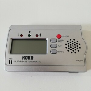 KORG Korg Guitar/Bass tuner GA-30 tuner electrification 0 button 0