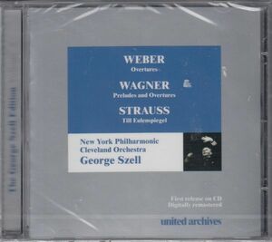 [CD/United Archives]ウェーバー:歌劇「魔弾の射手」序曲&歌劇「オベロン」序曲他/G.セル&ニューヨーク・フィルハーモニック 1952.1.8他