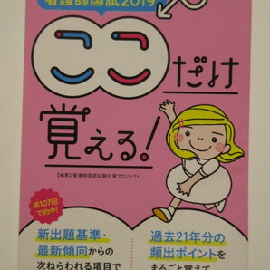 送料込★看護師国試2019　ここだけ覚える！★編集　看護師国家試験対策プロジェクト★照林社★中古本★匿名配送