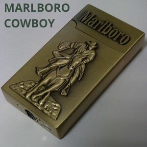 Marlboro COWBOY TURBO LIGHTER マルボロ カウボーイ柄 ターボフレイム 内燃式フリントガスライター