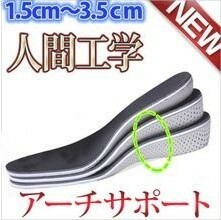 【3.5cm】立体仕上げ 通気性 衝撃吸収 足が疲れにくい メッシュ加工 メンズ レディース サイズ調整可 衝撃吸収 インソール 男性 女性