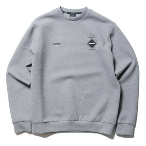 23SS新品LグレーF.C.Real BristolスウェットTECH SWEAT CREWNECK TOPスエットFCRBシャツF.C.R.BブリストルBONDING STRETCHジャージSOPH23AW