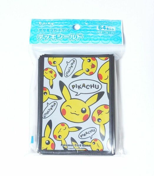 ポケモンカード PIKACHU PIKACHU デッキシールド スリーブ 新品未開封品 ピカチュウ ポケカ