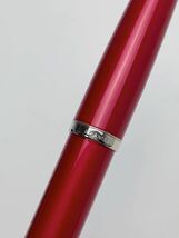 P118 新品 WATERMAN ウォーターマン 万年筆 ペン先 K18 750 F グロッシーレッド 【廃盤カラー】定価43,200_画像8