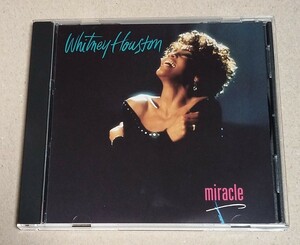 （プロモ盤CDS）Whitney Houston Miracle　ホイットニー・ヒューストン　愛の奇跡