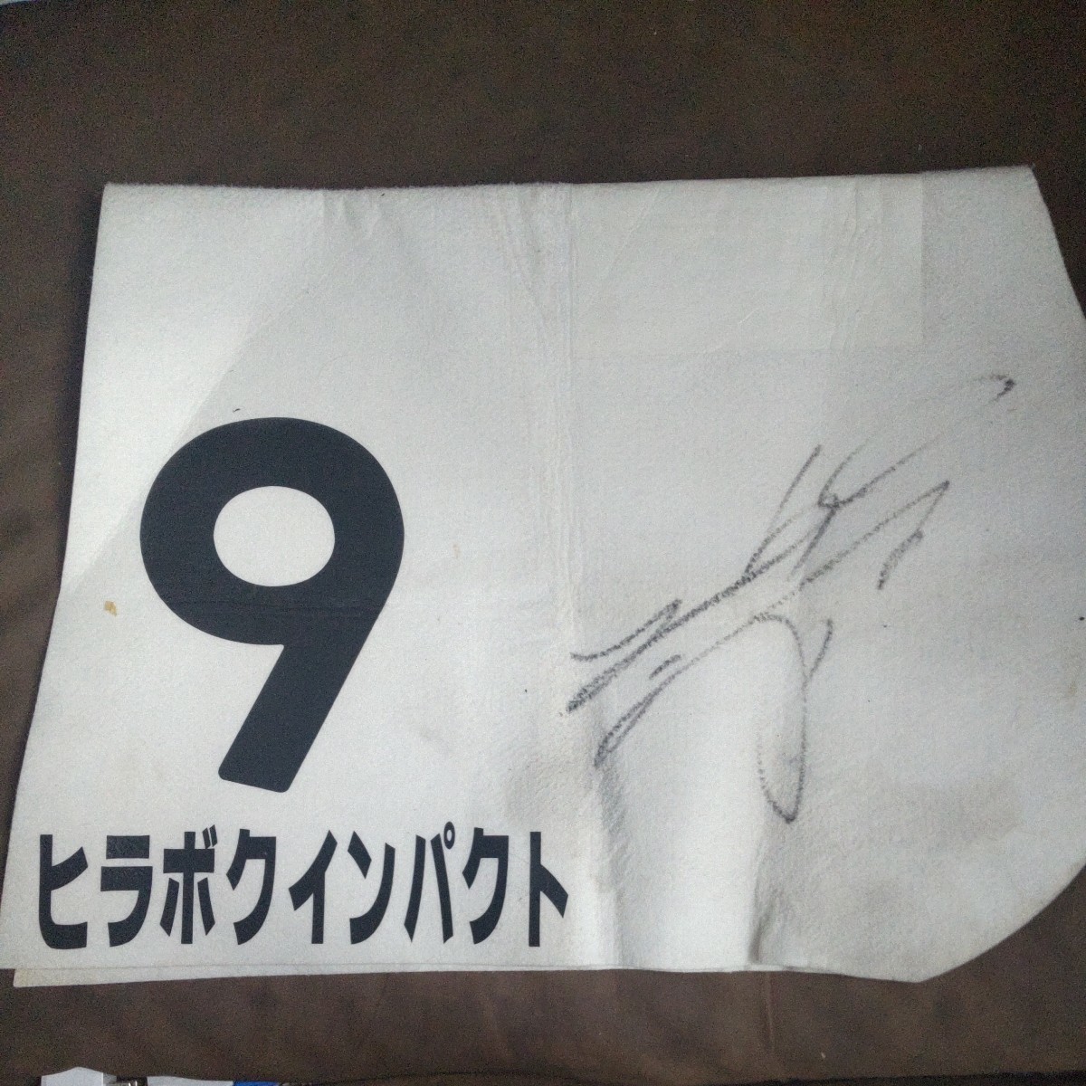 ヒットザターゲット☆優勝ゼッケン☆2013年10月6日第48回京都大賞典
