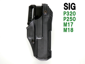 BLACKHAWK（ブラックホーク）T-SERIES L3D DUTY ホルスター SIG P320/P250 右用