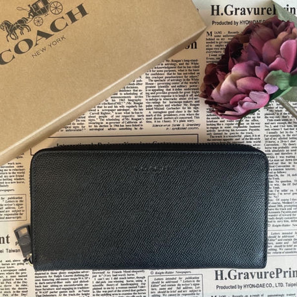 偉大な 大幅お値下げ 新品未使用 正規品 コーチ COACH 長財布 折財布