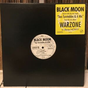 BLACK MOON / Two Tunetable & Micアナログ レコード 12インチ ヒップホップクラシック