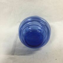 Z-378 花瓶 ブルー ガラス瓶 アンティーク サイズは画像を参考に_画像6