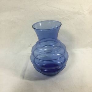 Z-378 花瓶 ブルー ガラス瓶 アンティーク サイズは画像を参考に